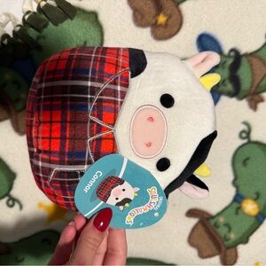 Squishmallows Red and White Stuffed Animal Plush